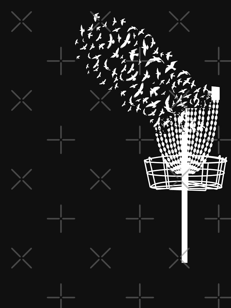 Birds on The Basket Disc Golf Gift by jingdomdesgine