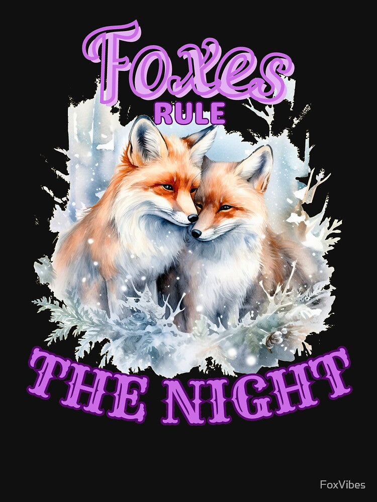 Foxes Rule The Night. realistic fox by FoxVibes