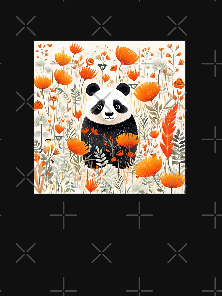 A POETIC PANDA IMMERSED IN NATURE by infinitearte