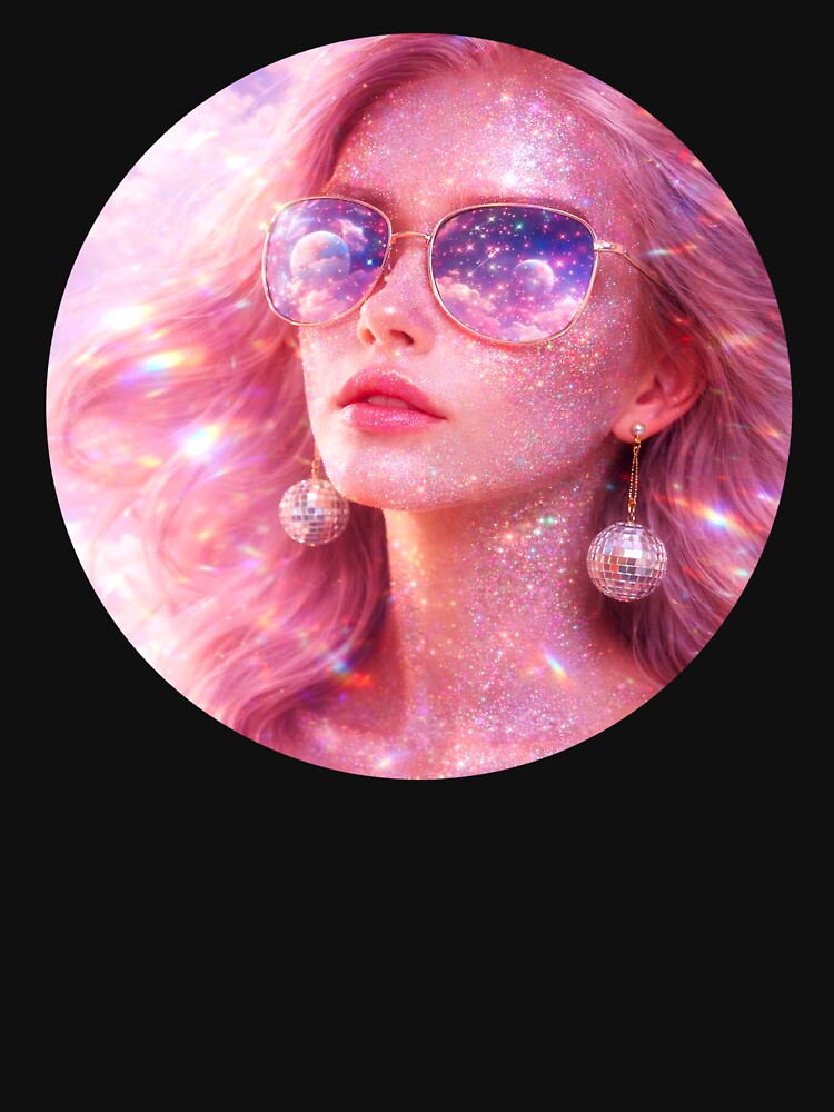 Ethereal Glittercore angelcore dreamcore glitter girl aesthetic by TipsyTauroDesigns