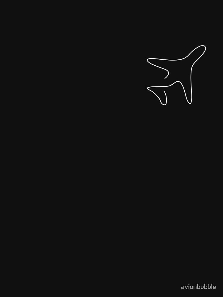 Aviation Minimalist Plane Design by avionbubble