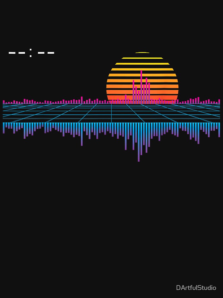 Retrowave Synthwave Vaporwave Sunset Aesthetic T-Shirt by DArtfulStudio