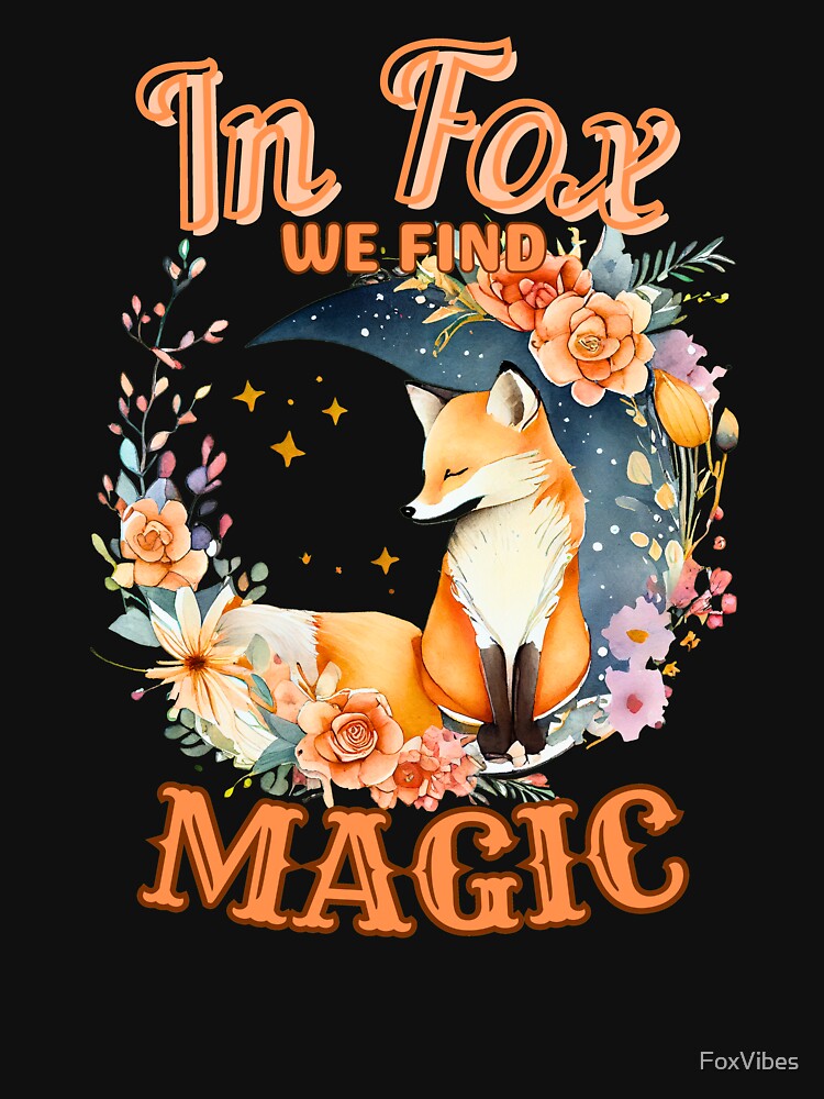 In Fox We Find Magic. fox portrait by FoxVibes