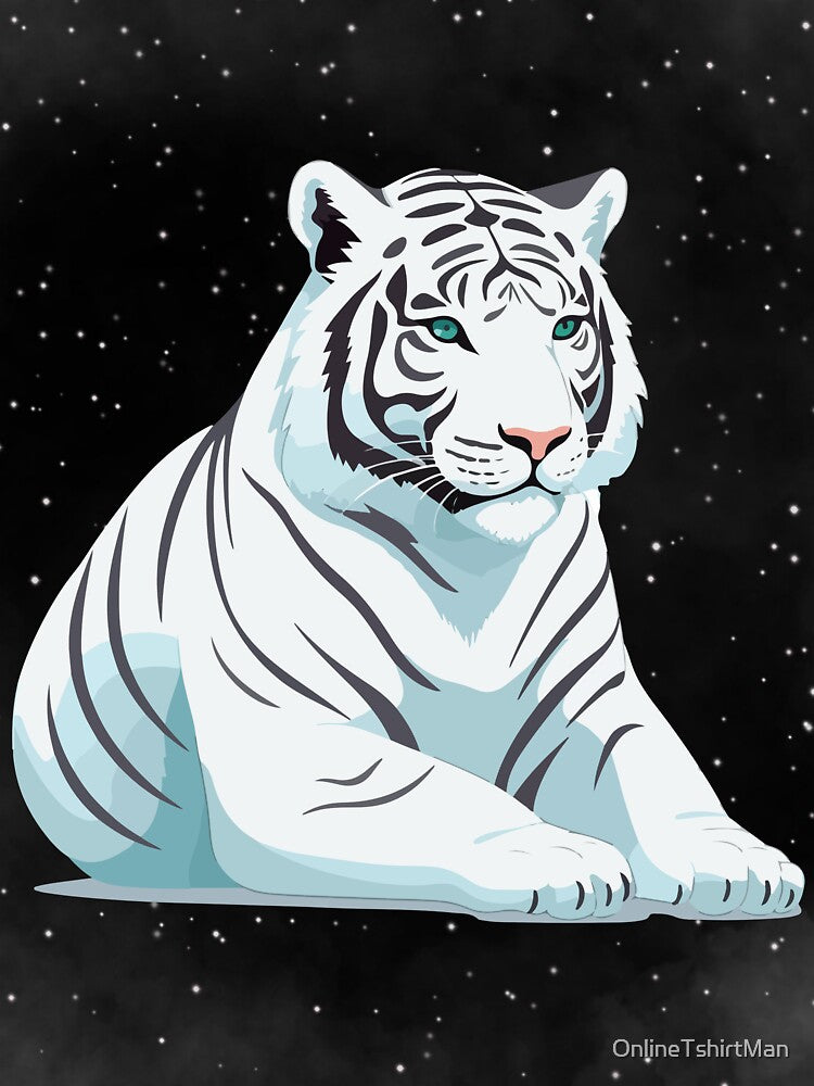 TIGER GRAPHIC SNOW CAT DESIGN by OnlineTshirtMan