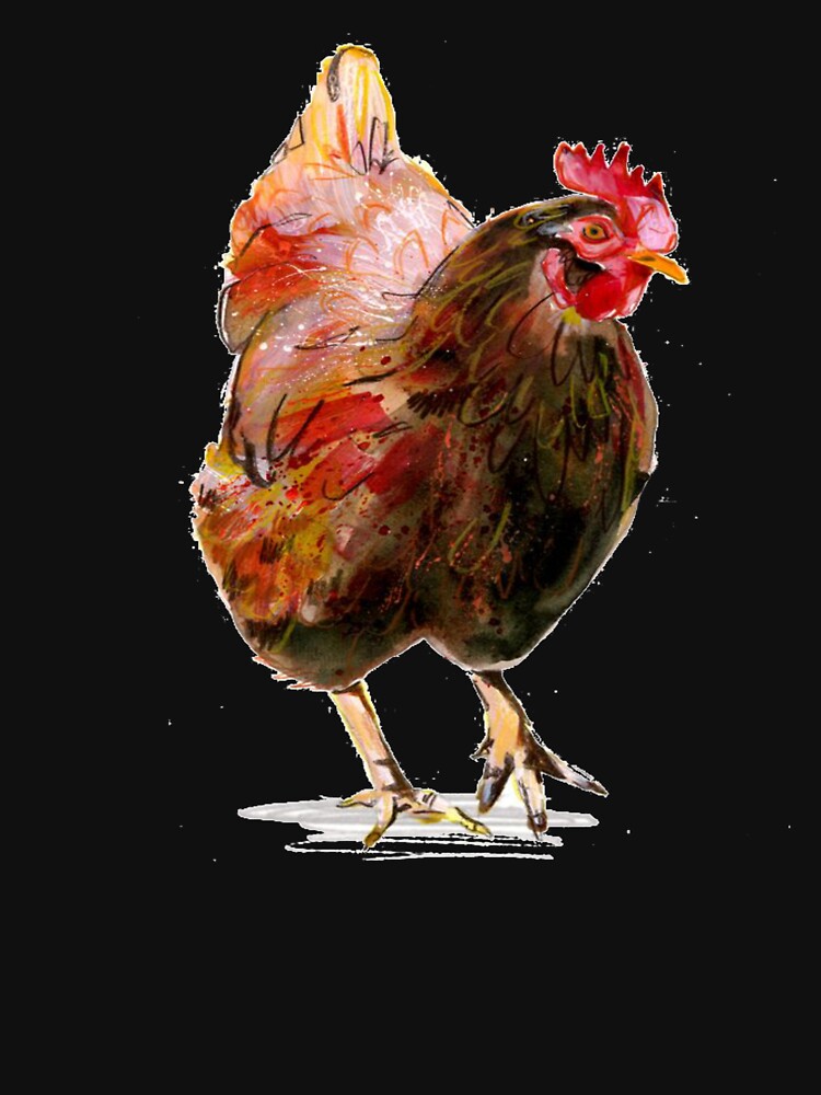 Cochin Chicken - Cochin Chicken Art - Cochin Chicken Shirt - Gift For Chicken Lovers by Galvanized
