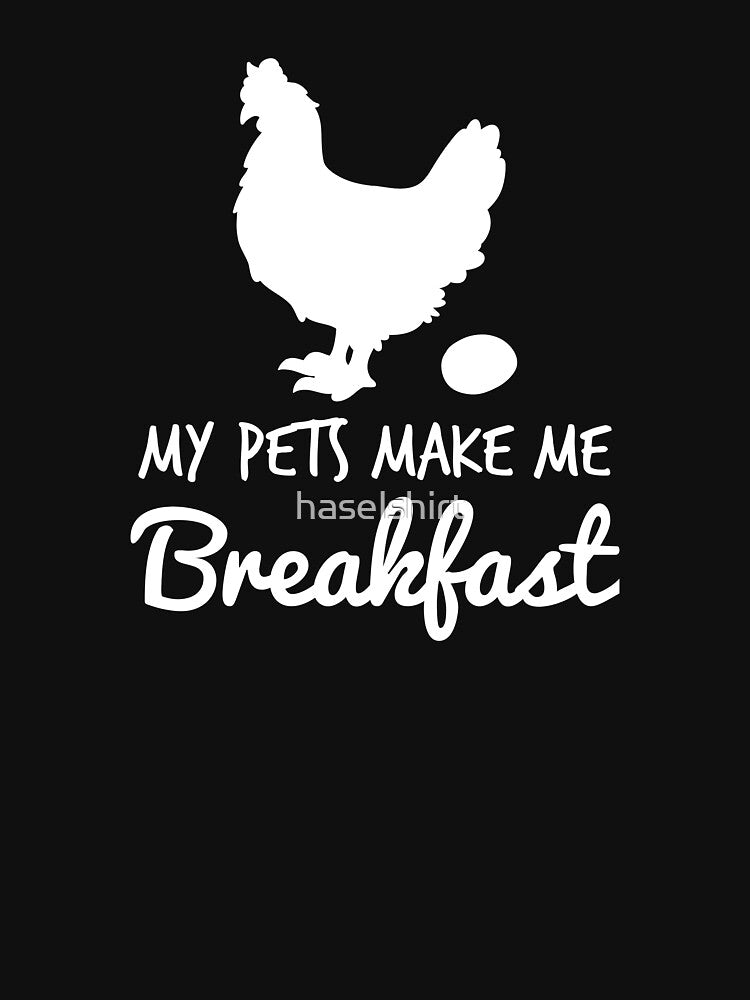 Breakfast Chicken Farmer Farming Birthday Gift by haselshirt