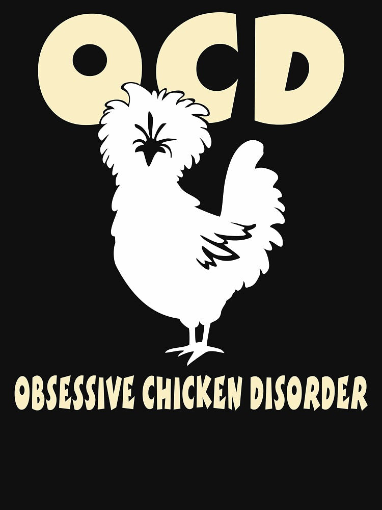 OCD Obsessive Chicken Disorder  | NickerStickers® on Redbubble by NickerStickers