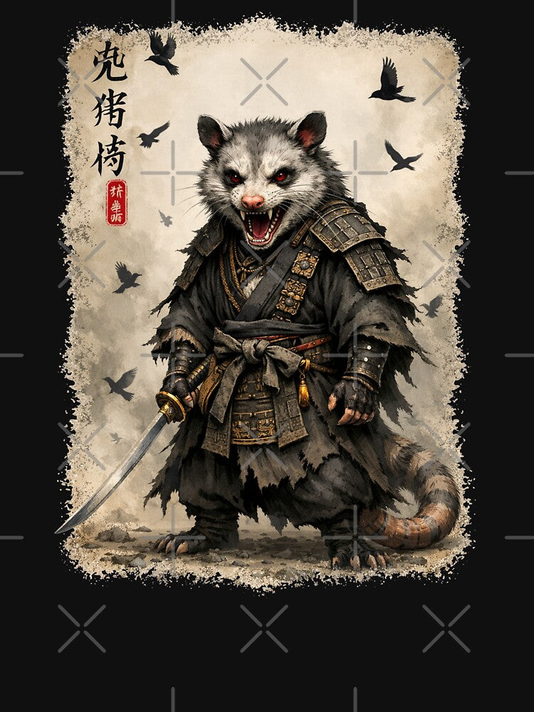 Samurai Possum, Japanese Warrior & Art | Vintage Anime by will freed18