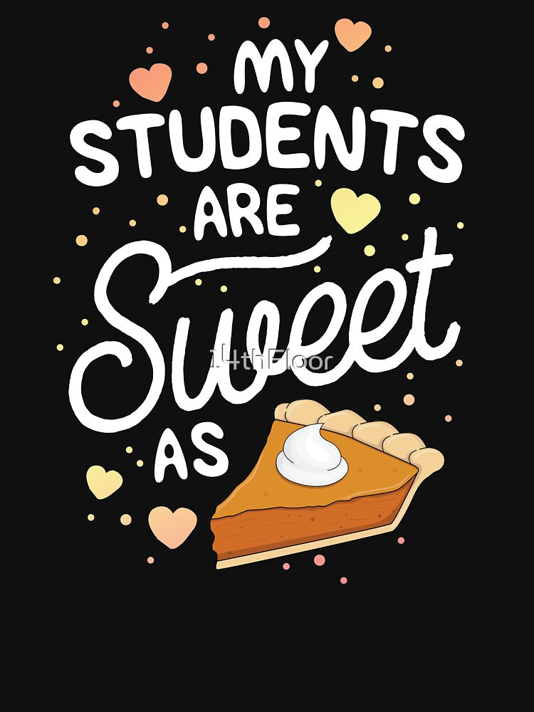 This Math Teacher Loves Pumpkin Pie T-Shirt Halloween Gift by 14thFloor