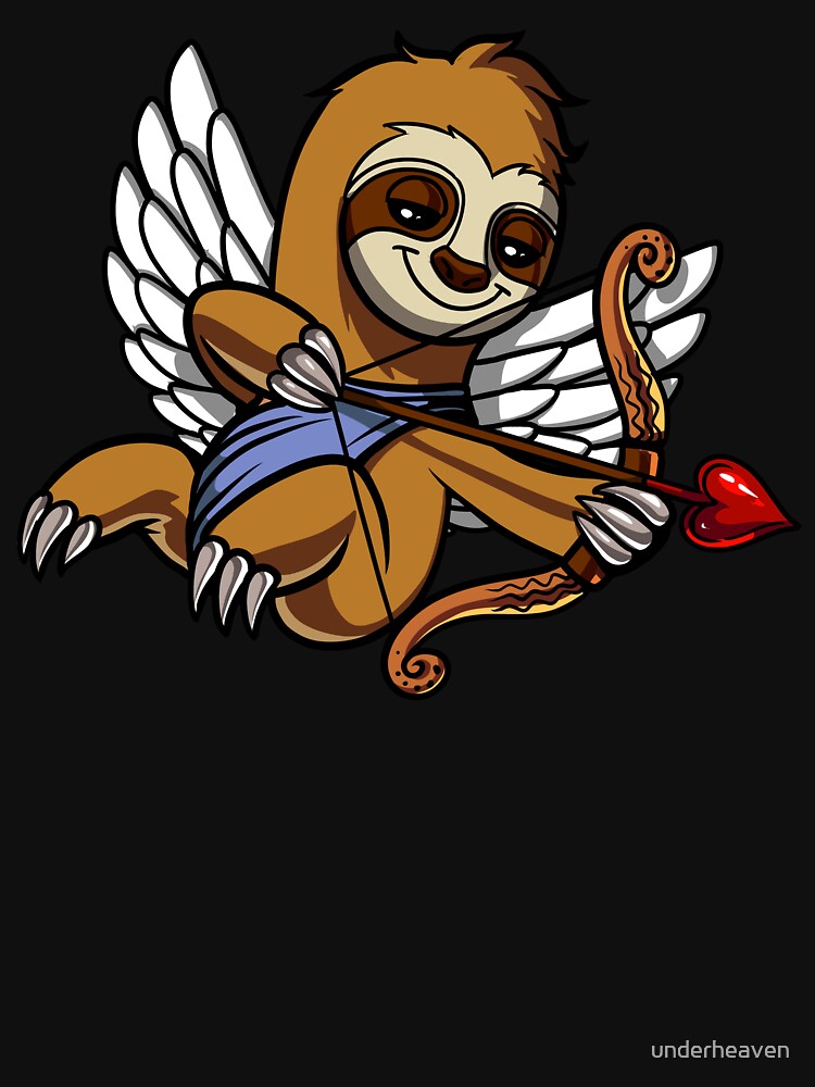 Cute Sloth Cupid by underheaven