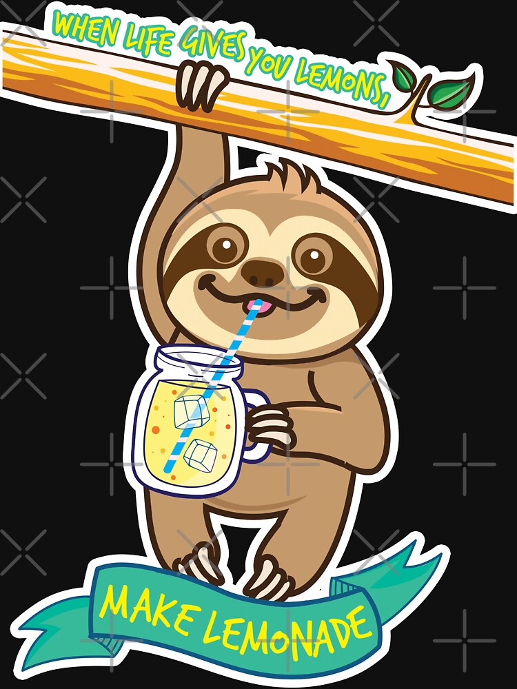 Cute Sloth Lemonade!!! by plushism