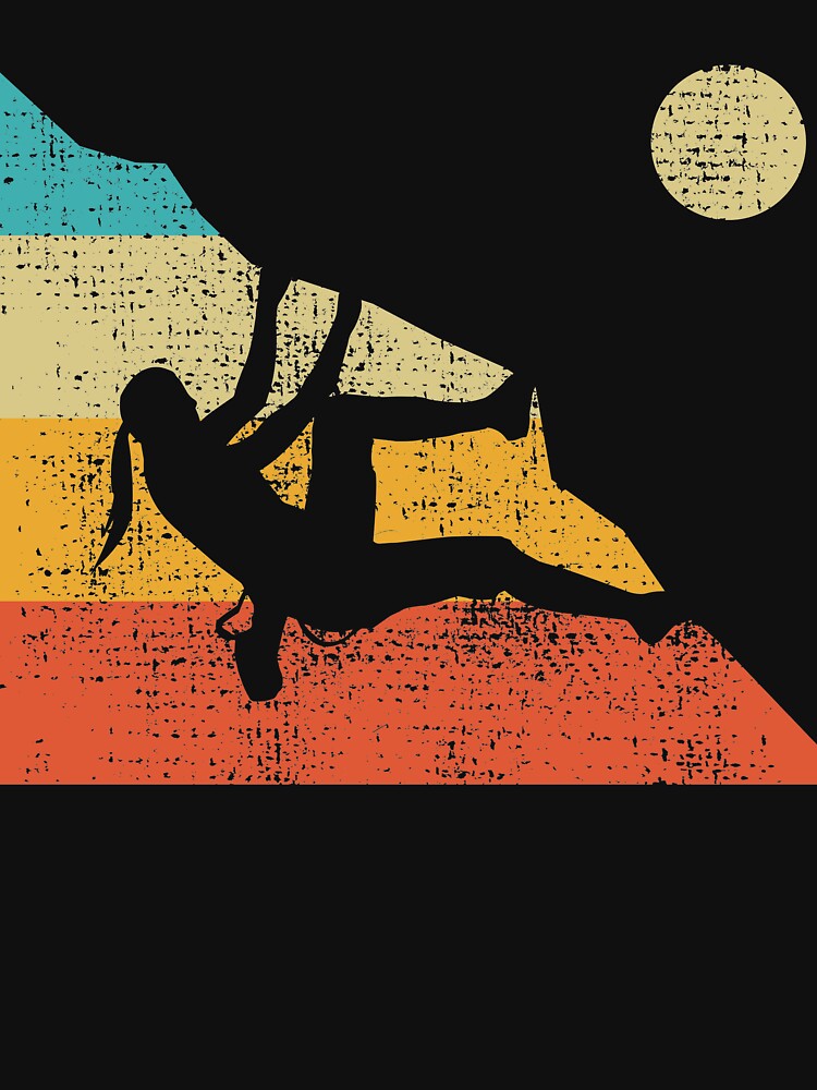 Climbing Bouldering Rock Mountain Free Speed Girl by 4tomic