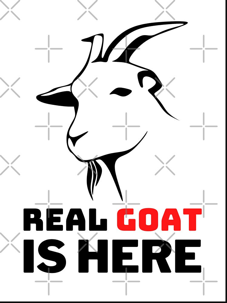 Real Goat is Here Quote Graphic by MotionWaves
