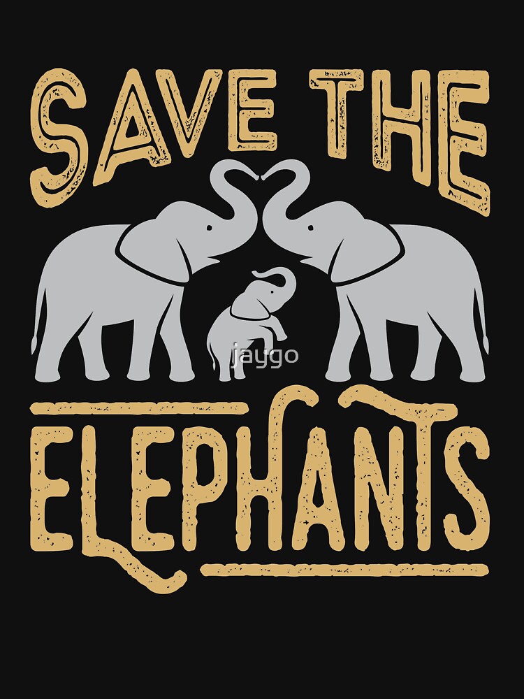 Save The Elephants by jaygo
