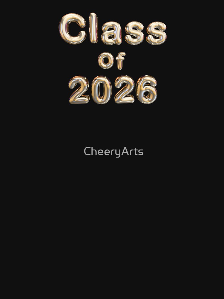 Class of 2026 Graduation - Silver 3D Balloon Letters by CheeryArts