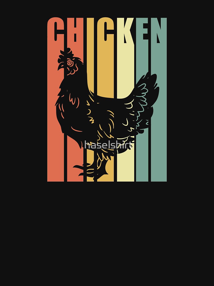 Vintage Chicken Farmer Farming Birthday Gift by haselshirt