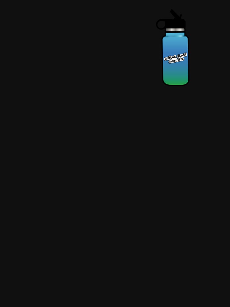Emotional Support Water Bottle Blue-Green Ombré by ssmorrison21