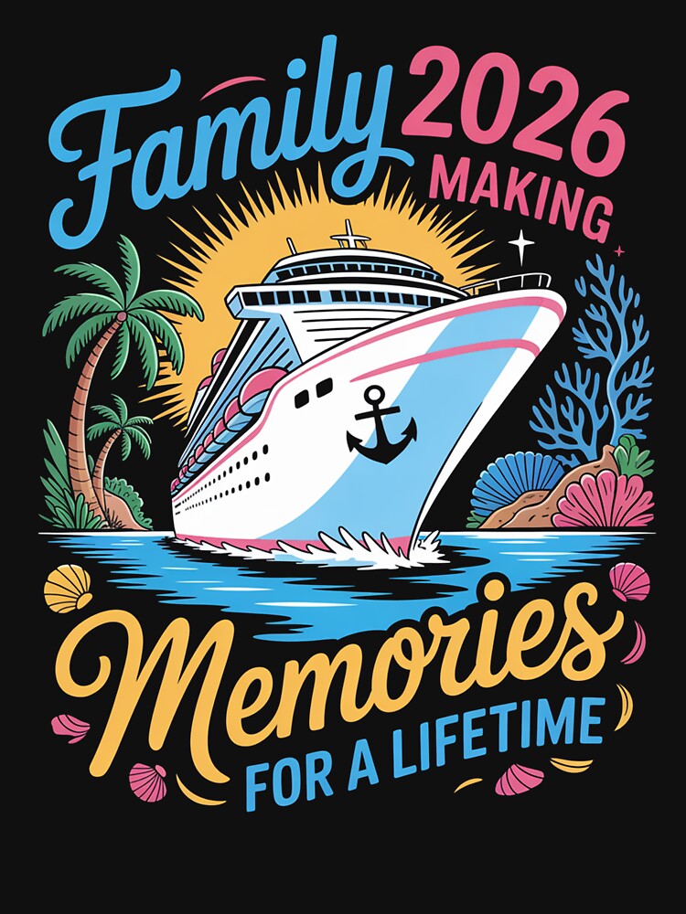 Family Cruise 2026 Making Memories For A Lifetime Summer by AnixieArtFun