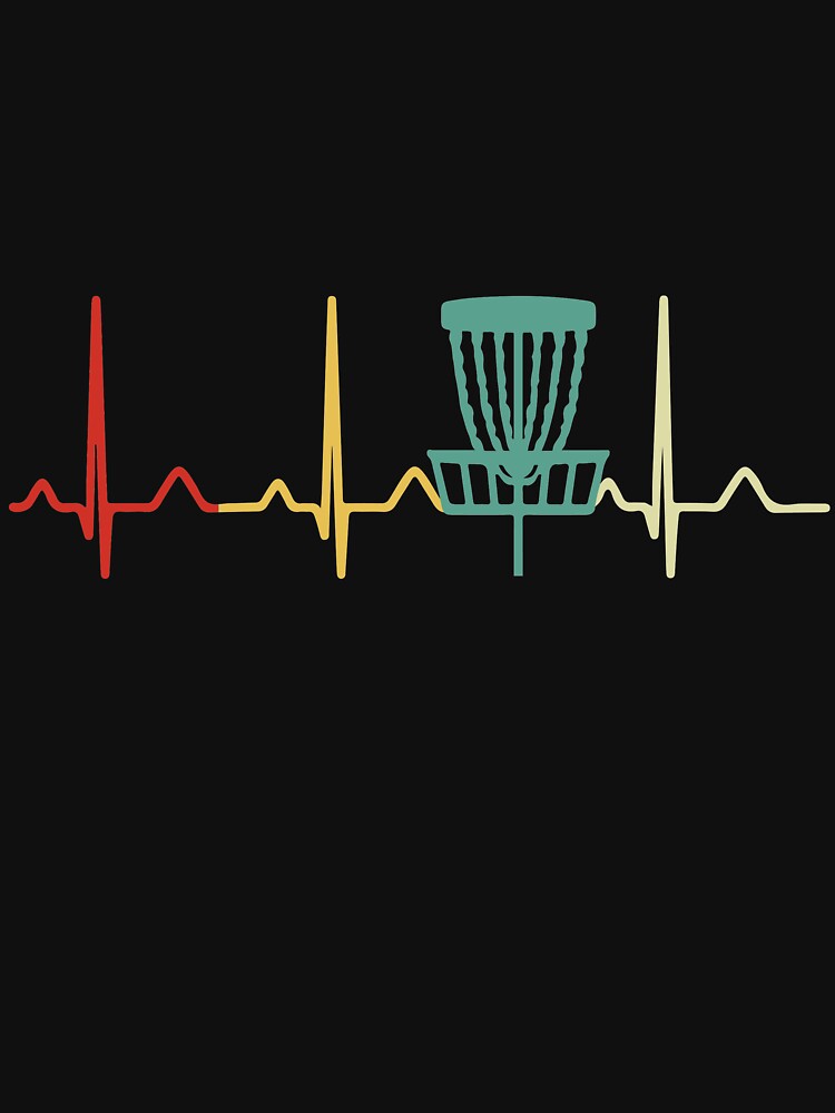 Disc Golf Retro Heartbeat by Bovtique