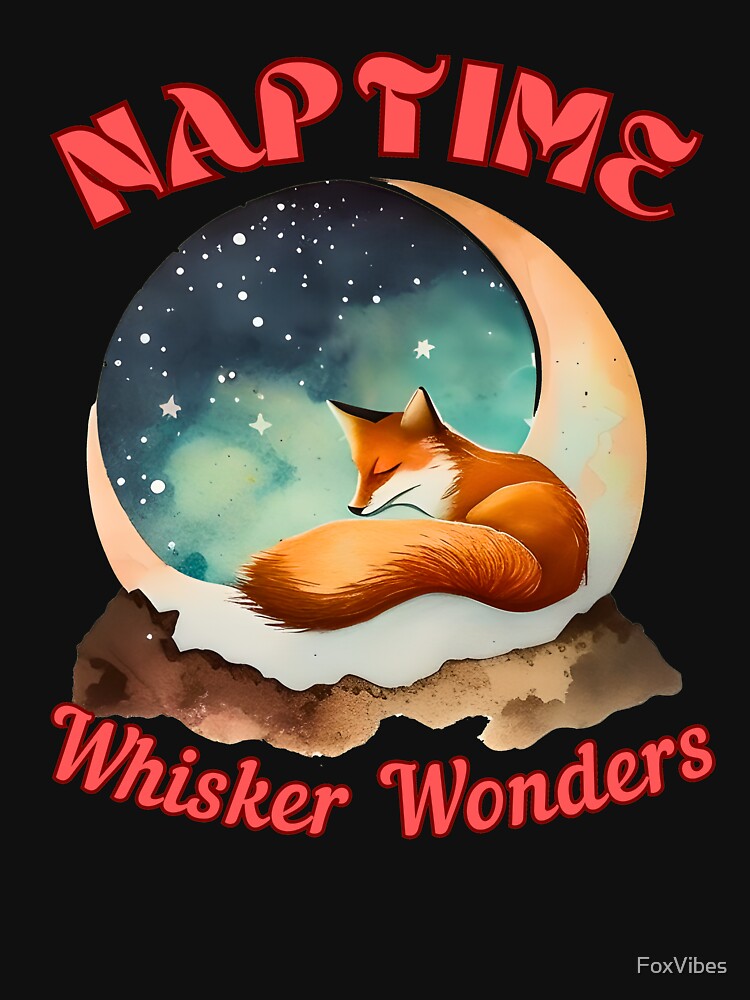 Naptime Whisker Wonders. retro fox by FoxVibes