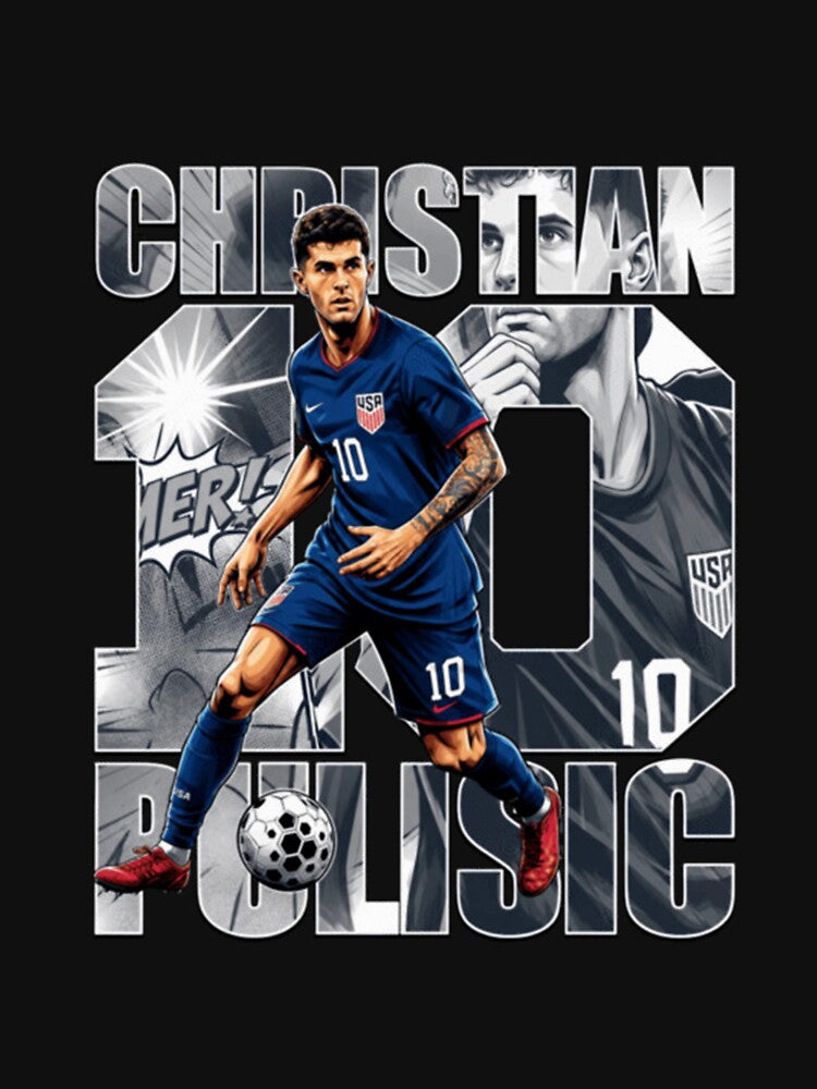 Cristian Pulisic 10 USA Soccer by Phillipsalexan