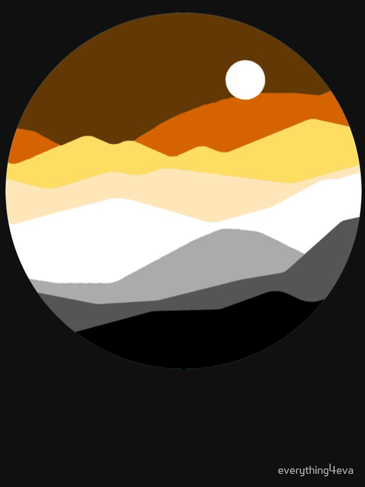 Subtle Bear Pride Flag Landscape by everything4eva