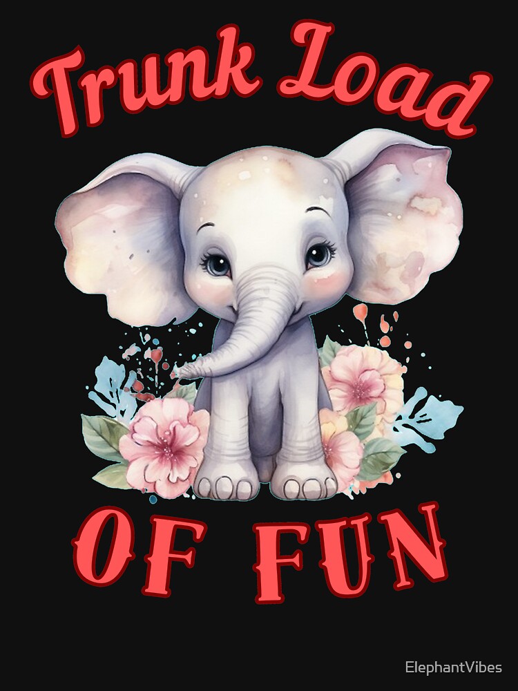 Trunk Load Of Fun. happy elephant by ElephantVibes