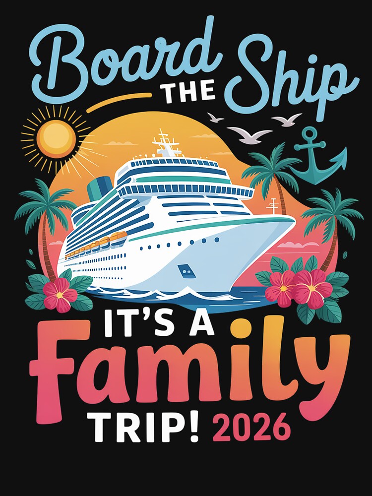 Board The Ship It'S A Family Trip 2026 by DianaStantzo