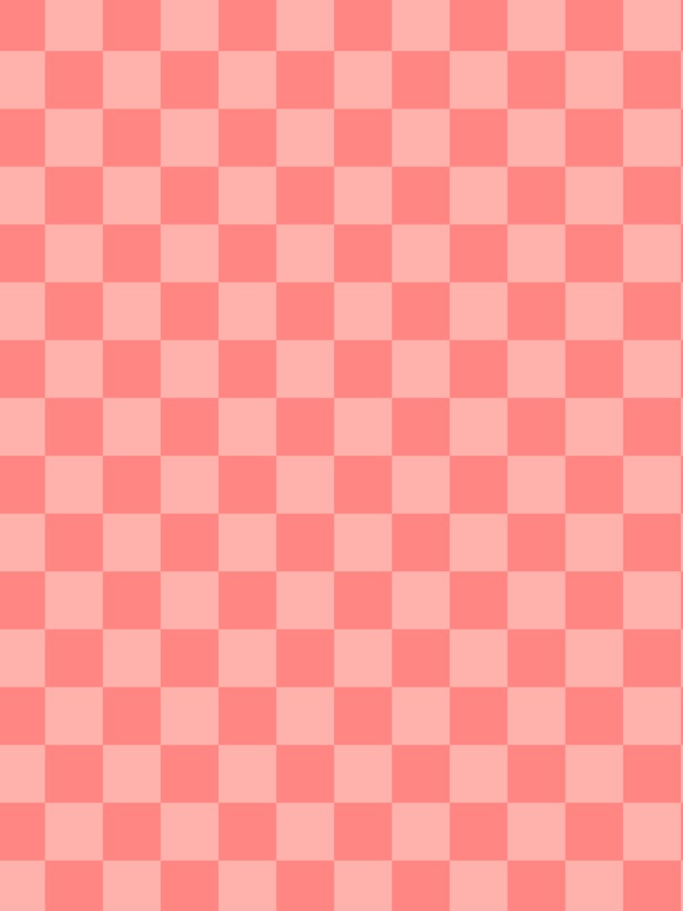 Checkerboard Mini Check Pattern in Double Blush Pink by kierkegaard