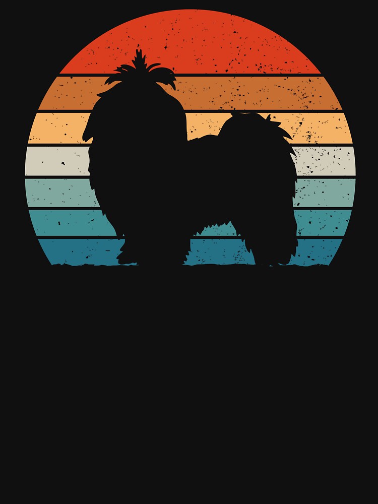 Vintage Retro Shih Tzu Dog by dantixebiana