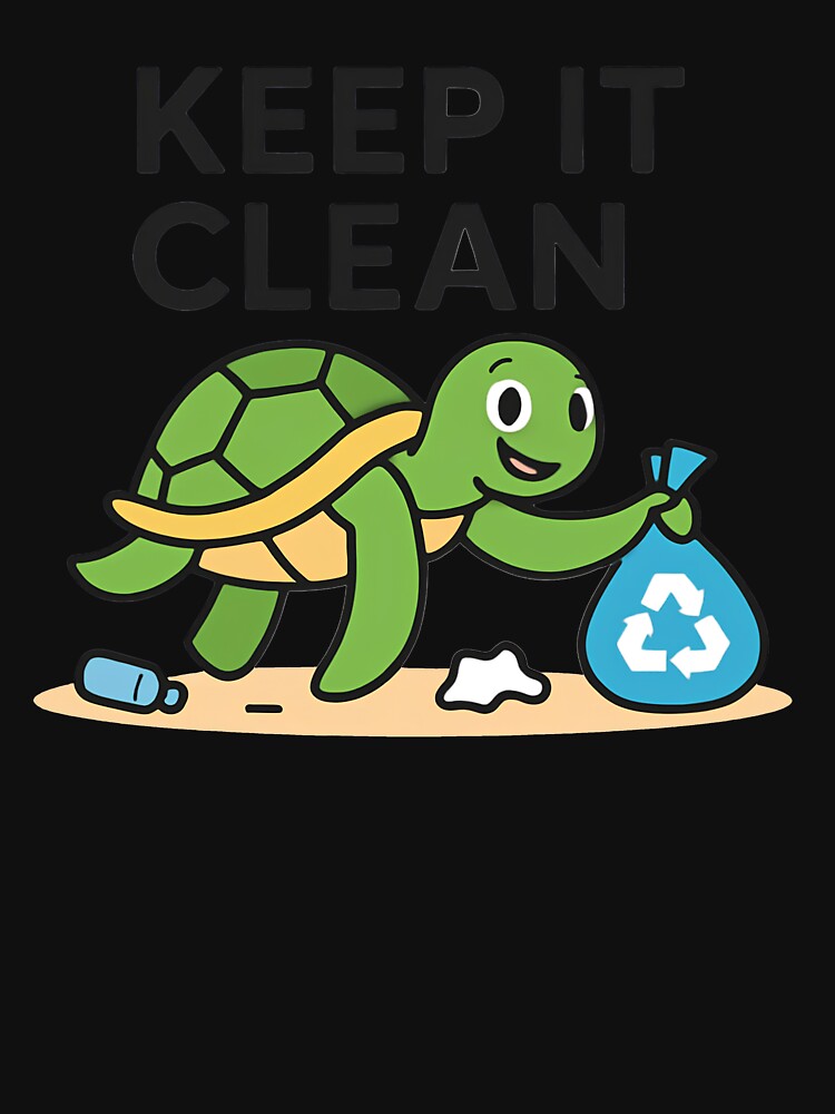 Keep It Clean Save The Turtles Eco by Nuvoro Eco Awareness