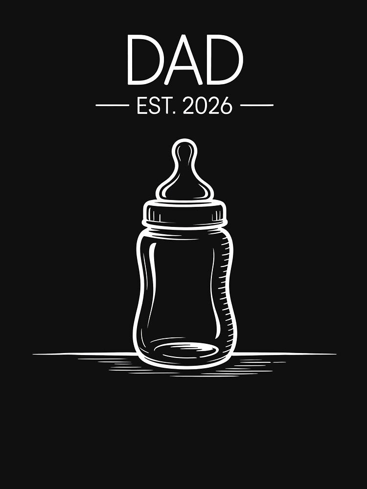 Dad Est. 2026 Funny New Dad Pregnancy Announcement by Goleon12