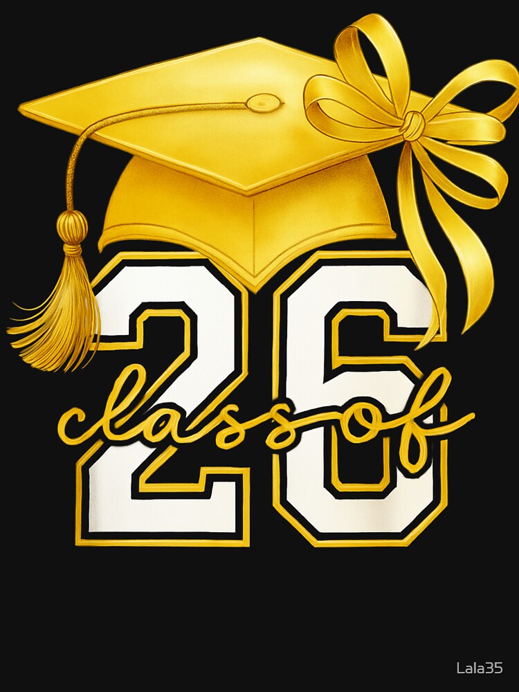 Senior 2026 college yellow Class of 2026 graduation by Lala35