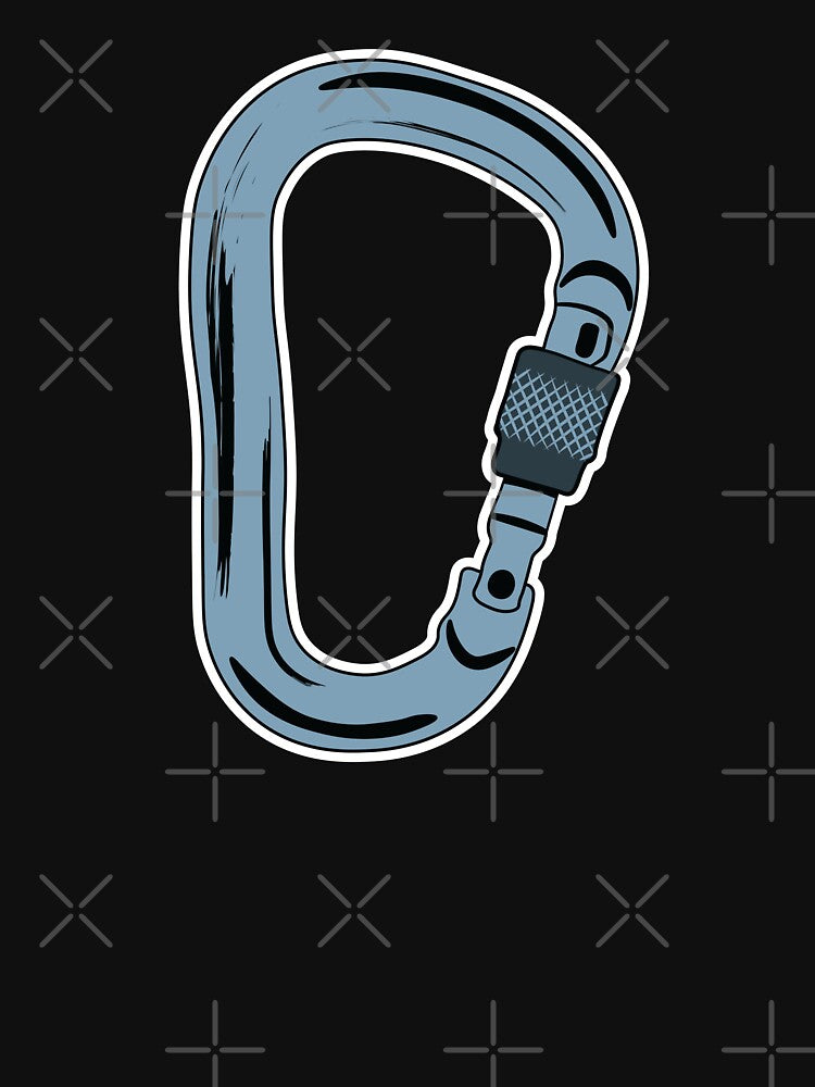 Carabiner Mountain Climbing by PolyPixel