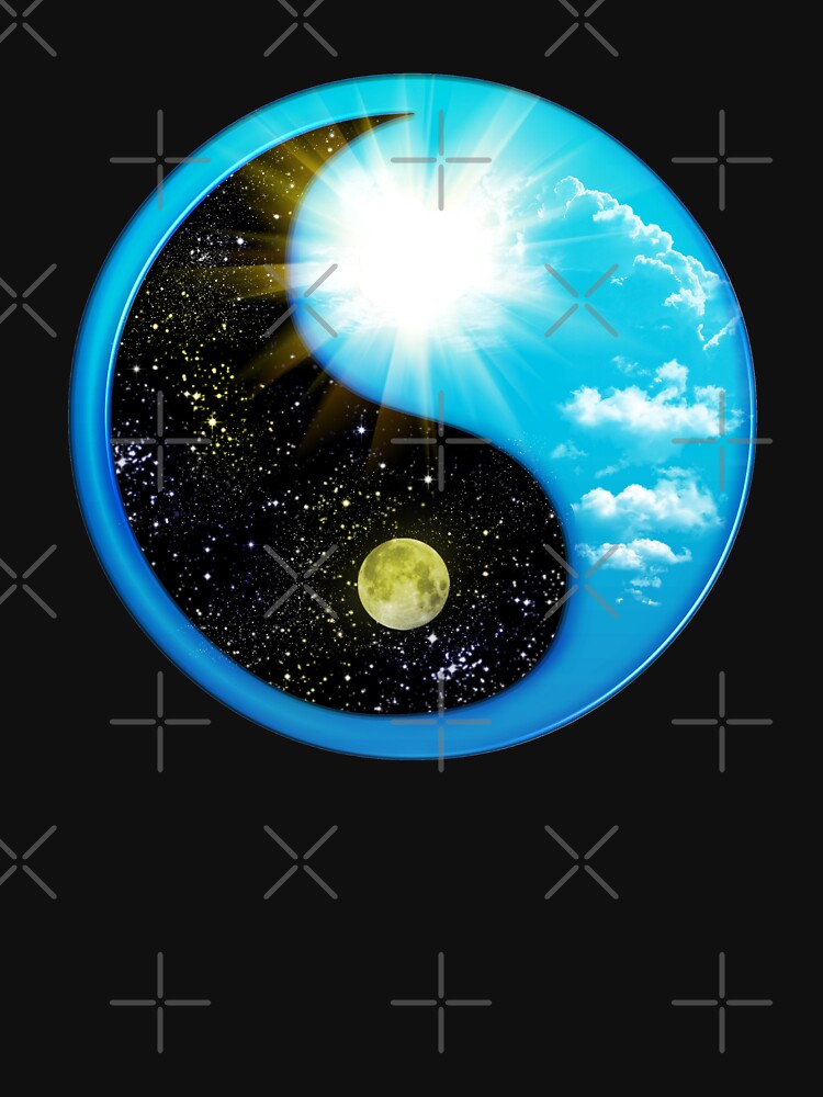 Night and Day Yin Yang by Jandsgraphics