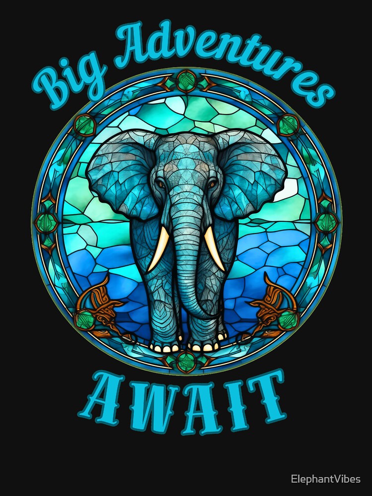 Big Adventures Await. adorable elephant by ElephantVibes