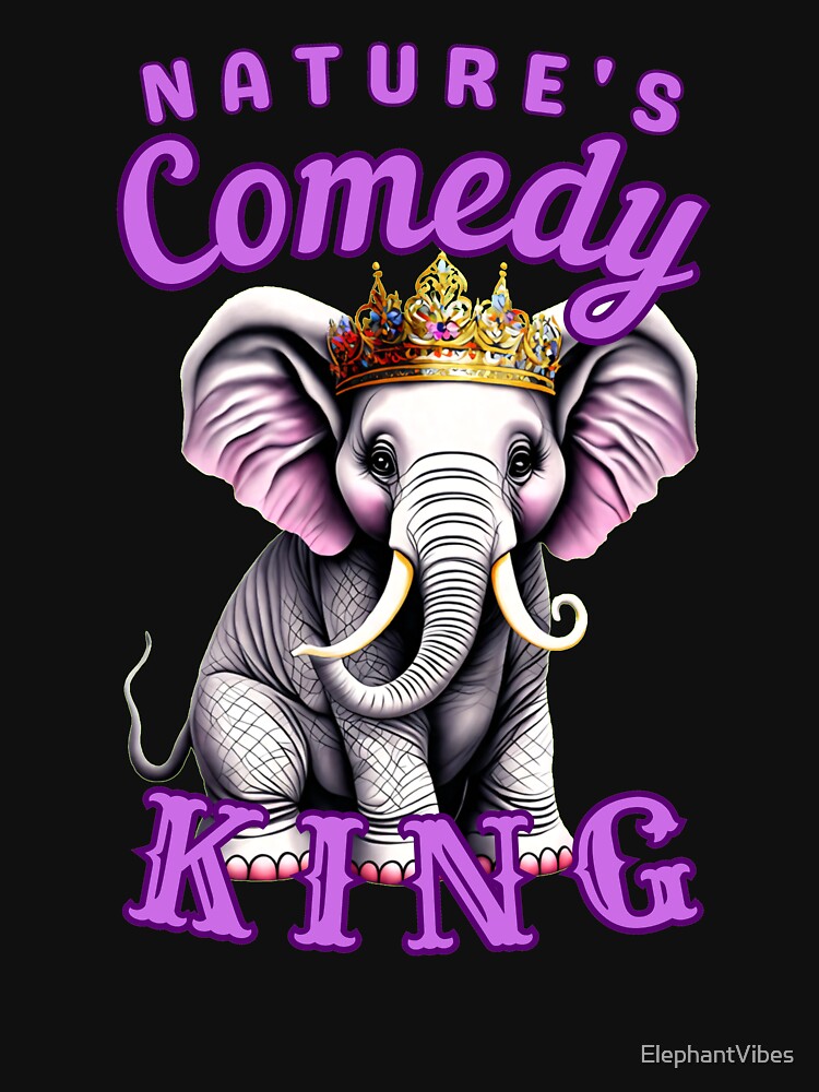Nature's Comedy King. elephant face by ElephantVibes