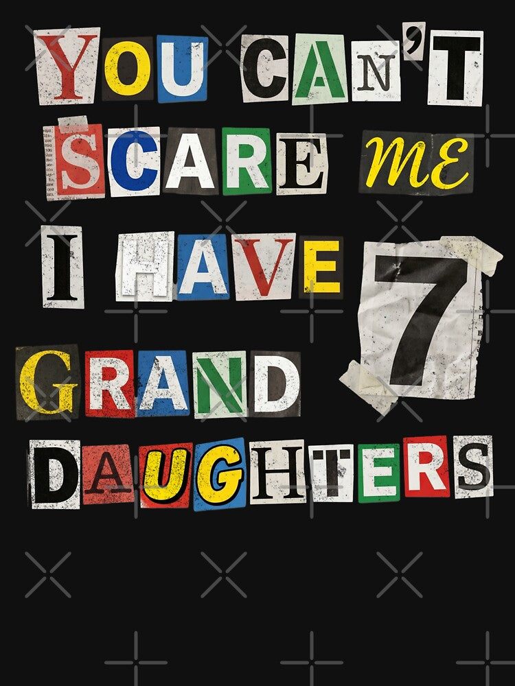 Proud Grandparent 7 Granddaughters Ransom Note by d247
