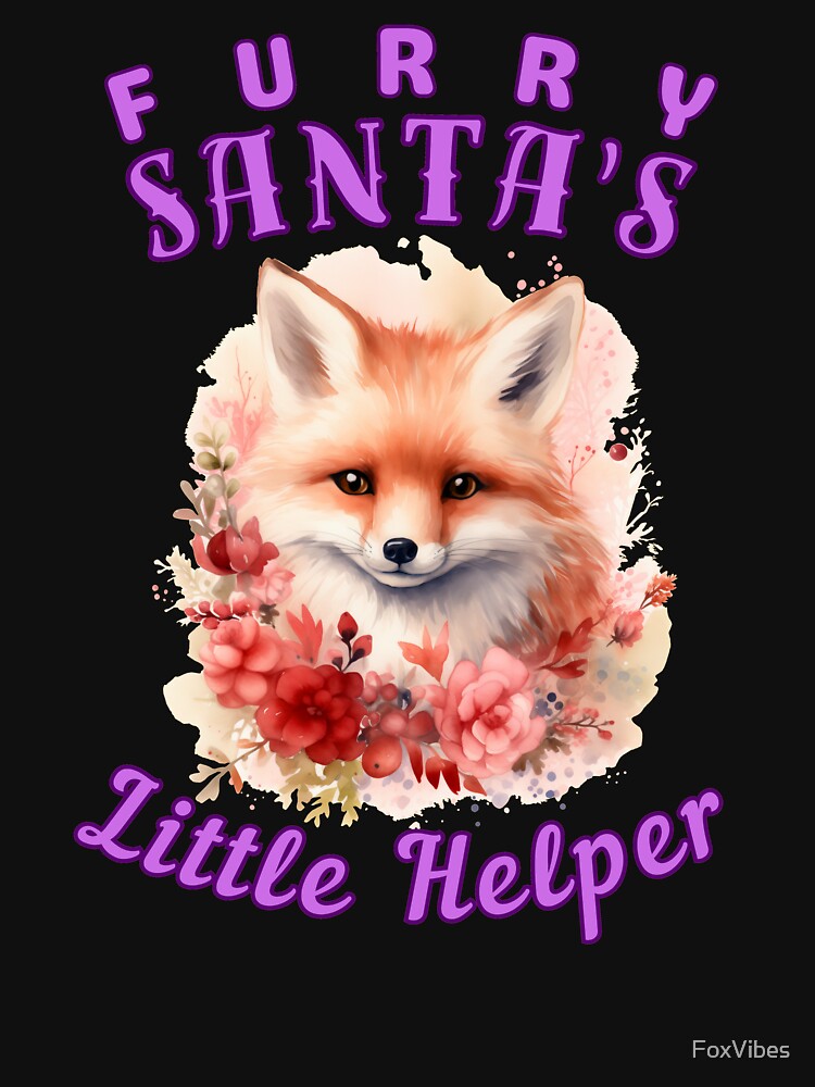 Furry Santa's Little Helper. fox boho by FoxVibes