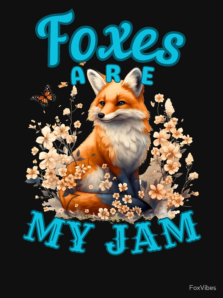 Foxes Are My Jam. fox face by FoxVibes
