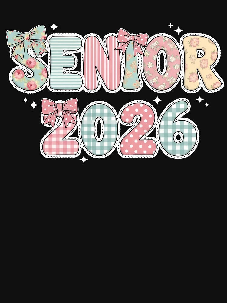 Coquette Floral Senior 2026 – Class of 2026 Graduation Design by viectory
