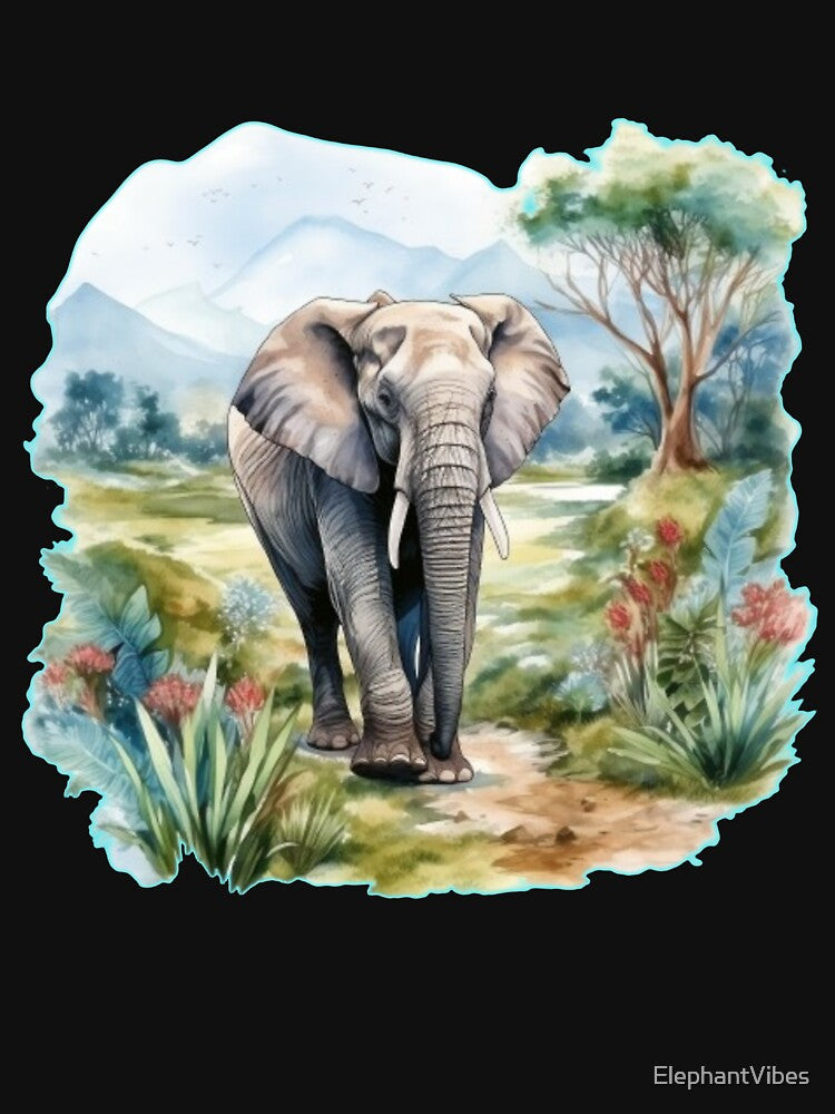 Watercolor Elephant by ElephantVibes