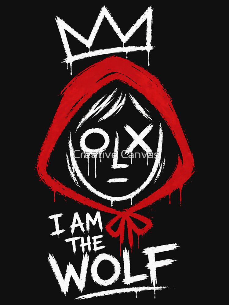 I Am The Wolf Red Hood Feminine Power by Creative_Canvas