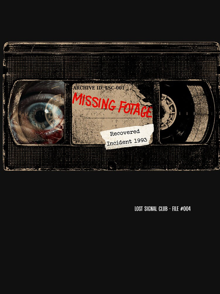 Lost Signal Club File 005 Missing Footage VHS Horror Tape by Pavelus