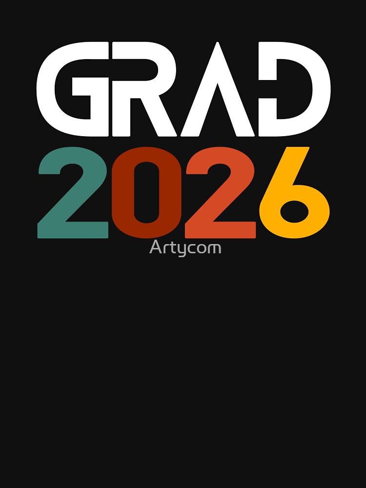 Class of 2026 Senior Grad Graduation 2026 retro vintage aethetic by Artycom