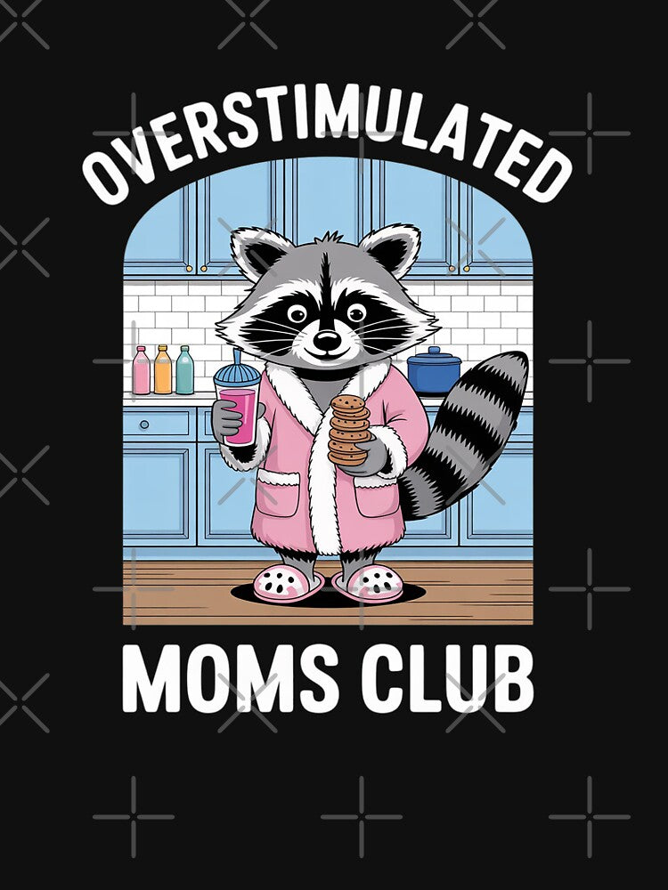 Overstimulated Moms Club Tshirt Mom Depression Mental Health 1 by velltoons