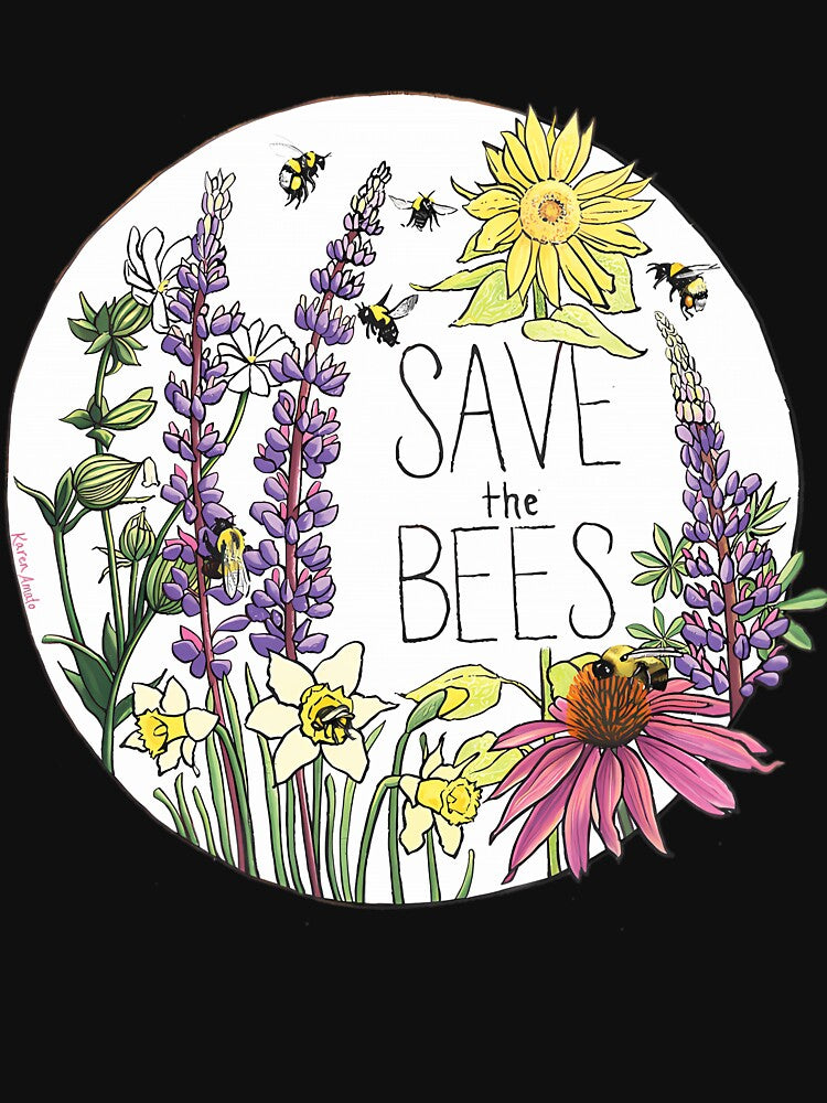 Save the Bees Circle by trbnbhjlni87
