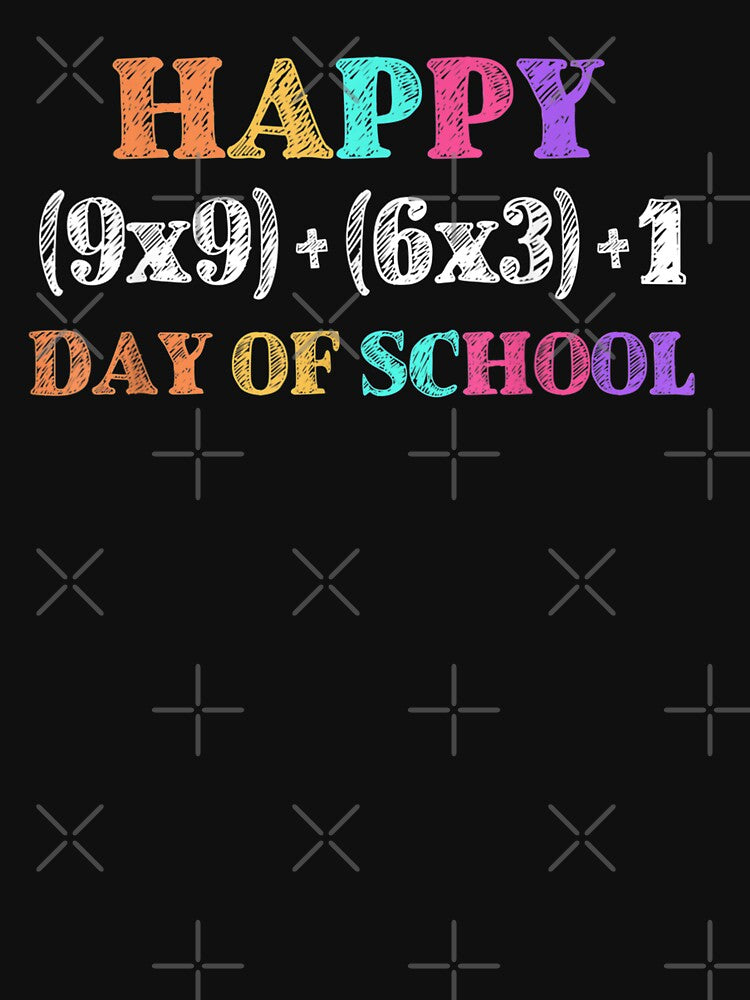 Funny Math Formula 100 Days Of School Teacher Boys Girls T-Shirt by DeringerVerile