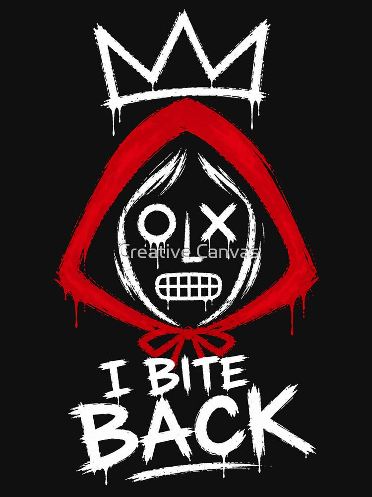 I Am The Wolf Red Hood Feminist Streetwear by Creative_Canvas