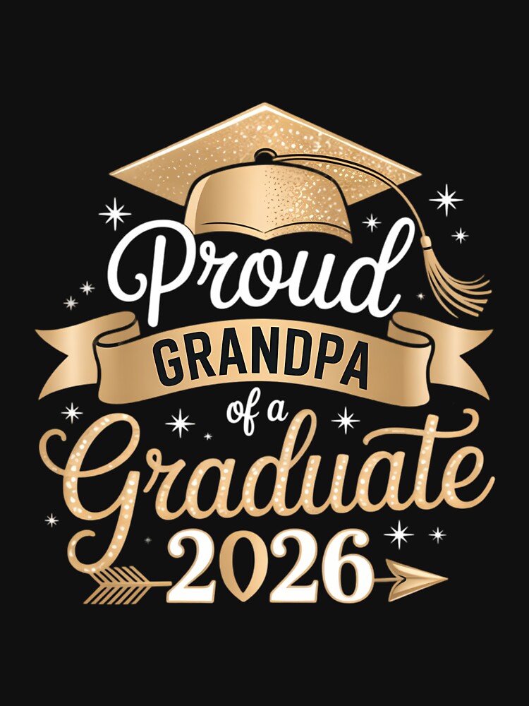Proud Grandpa Of A 2026 Graduate Grad Senior Graduation by JonathalIngham